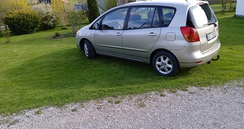 Toyota Corolla Verso cena 10500 przebieg: 247892, rok produkcji 2002 z Pyzdry małe 79